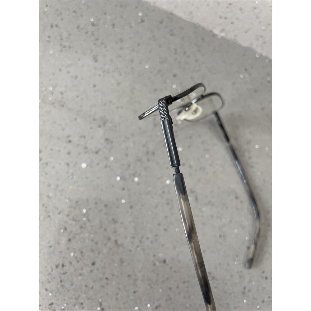 Hart Schaffner Marx Eyeglasses Frames ONLY T-125 Black Slate 54-16-135 rectangle - Picture 5 of 15
